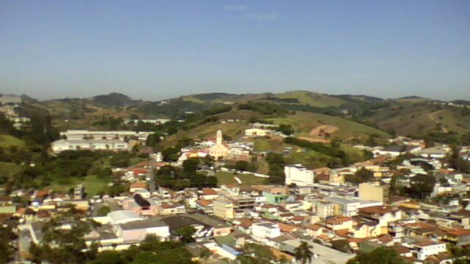 Vista de Santa Isabel (SP) a partir do mirante.